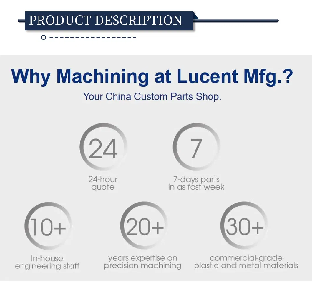Short Lead Time Low Volume High Precision Big Size Aluminum CNC Machining Parts for Automation Machinery Components